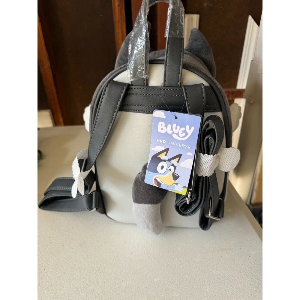 Bluey x Her Universe Muffin Mini Backpack Plush 3D Design‎ NWT Collectible Bag